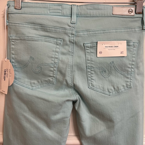 AG Adriano Goldschmied Women's Prima Mid-Rise Cigarette Leg Skinny Fit Crop Pant - Picture 13 of 17